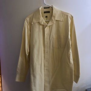 yellow button up shirt men’s 16 1/2 32/33
